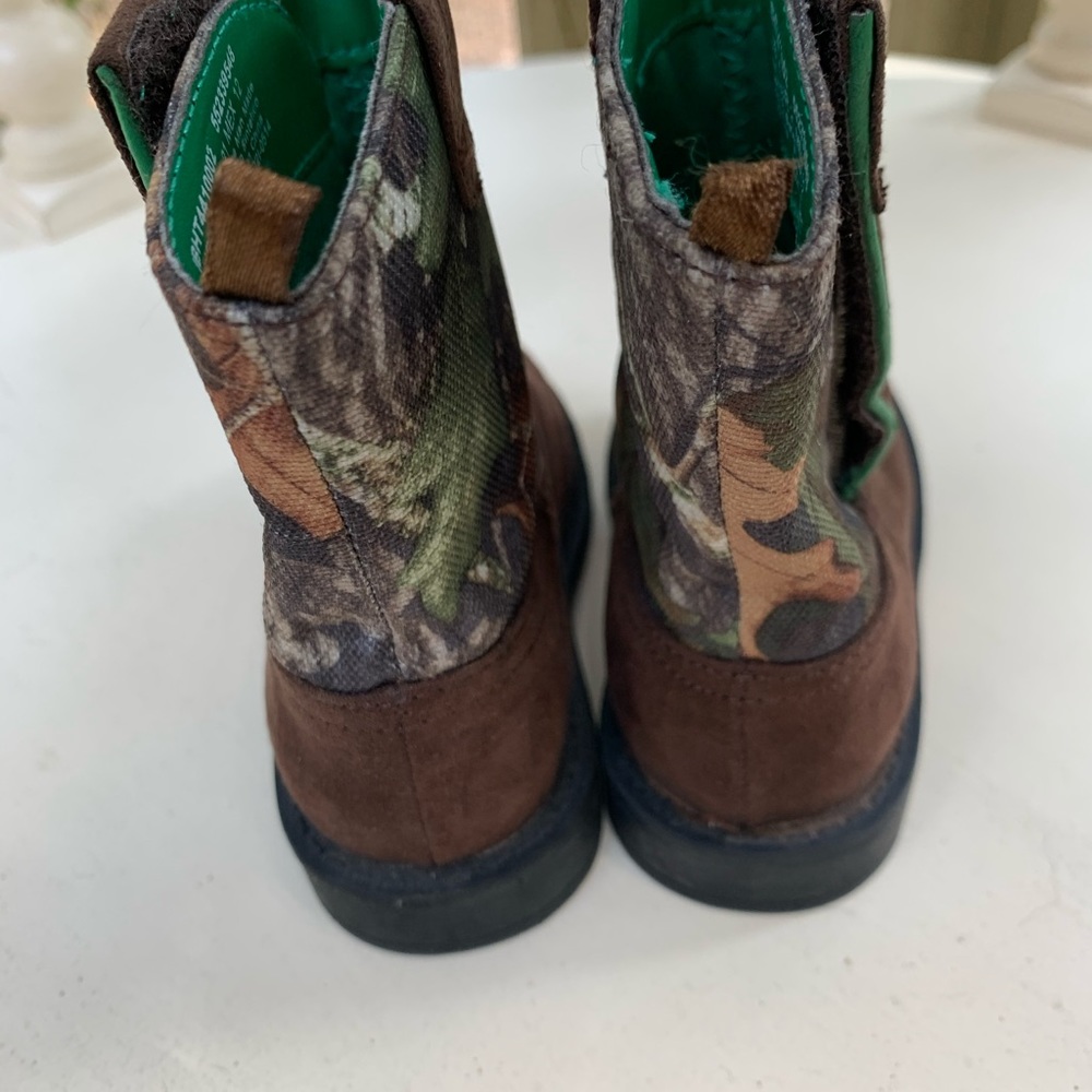 ⭐️⭐️Healthtex Camo Boots SZ 5 Velcro ⭐️⭐️ - Picture 6 of 14